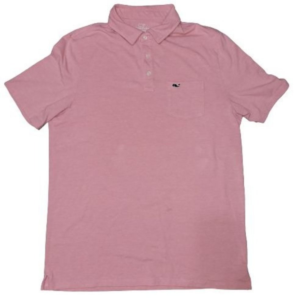 Vineyard Vines Edgartown Polo Pink Medium